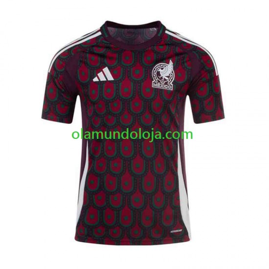 Camisola México Copa America 2024 Homem Equipamento Primeiro Manga Curta